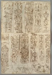 Decorative Studies of Candelabra