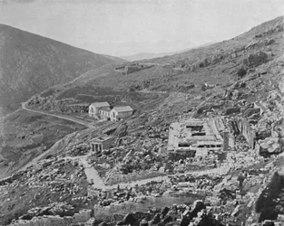Delphi - Gulf of Corinth in the Distance