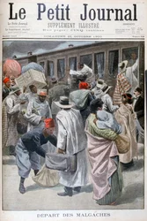 Departure of the Madagascans, Universal Exhibition of 1900, Paris