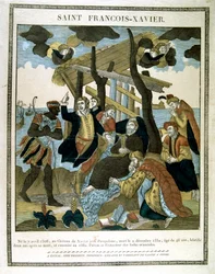 Depiction of St Francis Xavier, 19th century