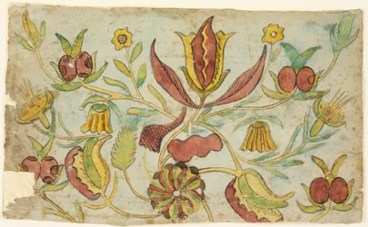 Design for Woodblock Textile Print