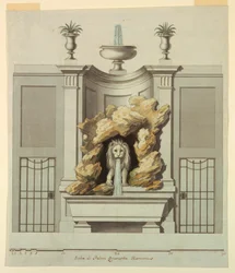Design for a Wall Fountain