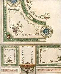 Design for ceiling decoration, Italy