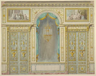 Design for the Wall Decoration for Marie-Antoinette