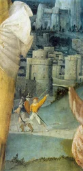Detail from the altarpiece of St Anthony