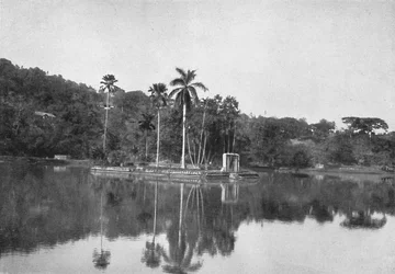 The Island in the Lake of Kandy