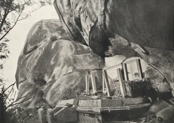 The Place Called Rajagirilena in the Rocks of Mihintale, Where King Devanampiya Tissa Cells For
