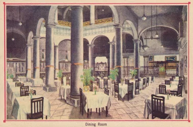 Dining Room - Hotel Florida - Havana - Cuba