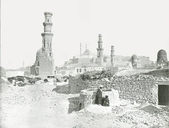 Distant view of the Citadel, Cairo, Egypt, 1895