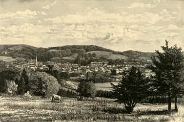 Dorking, from the Road to the Denbies