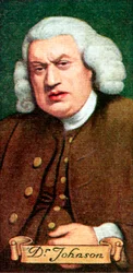 Dr. Johnson, Taken from a Series of Cigarette Cards