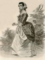Dress of a Young Virginia Lady