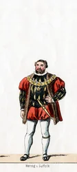 Duke of Suffolk, costume design for Shakespeare
