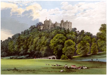 Dunster Castle, Home of the Fownes-Luttrell Family, Somerset, c1880