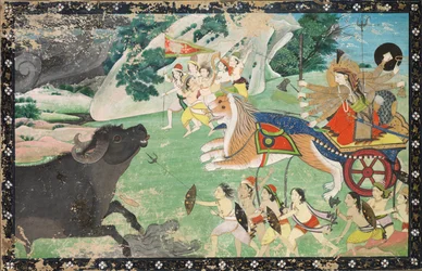 Durga Slaying Mahisha