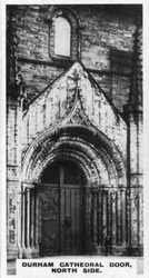Durham Cathedral Door, North Side, c1920s