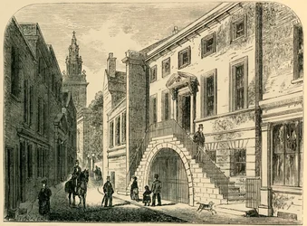 Dyers Hall, c1830, c1872