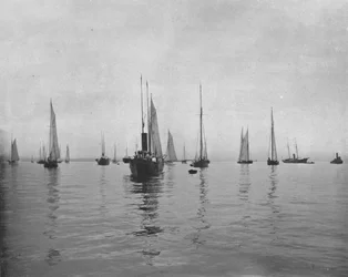 Early Morning on New York Bay, USA
