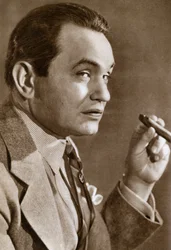 Edward Goldenberg Robinson, American Stage and Film Actor, of Romanian Origin, 1933