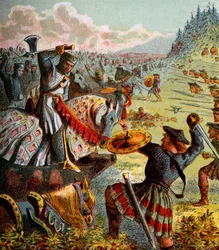 Edward I Attacks Scotland, c1850