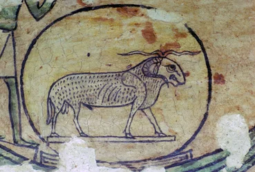 Egyptian Painting of Amon as a Ram