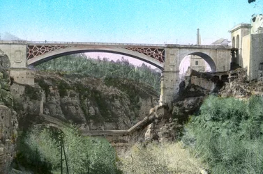 El-Kantara Bridge, Constantine, northeast Algeria
