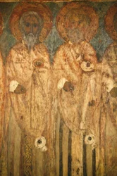 El-Moallaqah Church fresco, Cairo, Egypt