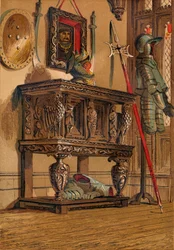 Elizabethan Sideboard or Court Cupboard