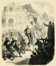 Entry of Charles Martel into Paris, After Defeating the Saracens, 732AD