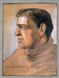 Ernest Shackleton, British Explorer, c1909
