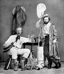 Ernst Haeckel, German zoologist and evolutionist, in the Canaries