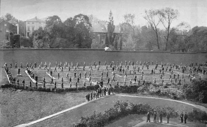 Exercise Yard at Holloway Prison, London