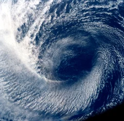 Eye of Tropical Storm Blanca Photographed Between 17 and 24 June 1985