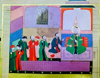 Ezekiel prophesying to the elders of Israel while captive in Babylon, c600 BC, 16th century