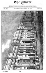 Façade of Lime Street Station, Liverpool, 1838