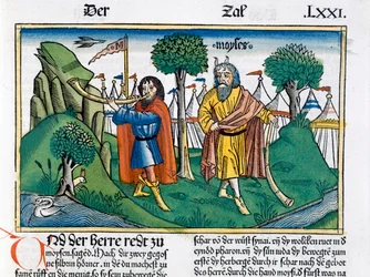 Facsimile copy of Numbers 2: the camp assignments of the Israelites
