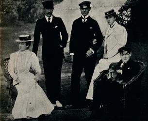 Family Group at Cowes, early 1890s, 1945