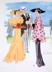 Fashion illustration, 1935