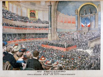 Festival of State Schools organised by the Government at the Trocadero in Paris, 1904