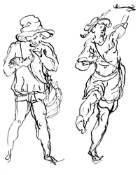 Figures Designed by Inigo Jones for the Masque