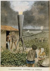 Firing a Cannon into Clouds to Prevent a Hail Storm