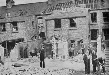 First Bombs on England