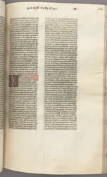 Ezra II, Historiated Initial E, a Priest Censing an Altar, c. 1275-1300