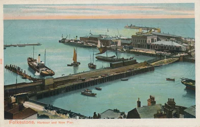 Folkestone. Harbour and New Pier