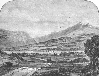 Franconia Mountains, from Thornton, 1883