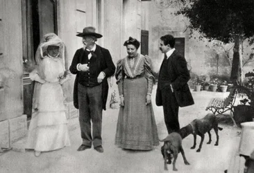 Frederic Mistral, French Writer, 1906