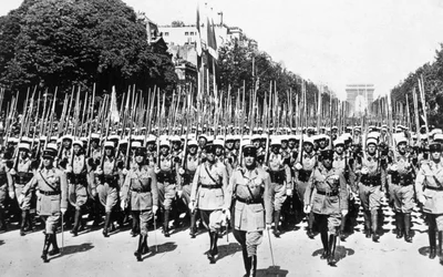French Foreign Legion review, Paris, 14 July 1939