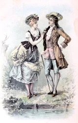 French Postcard, c1900