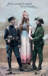 French WWI Postcard