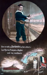 French WWI Postcard, 1914-1918